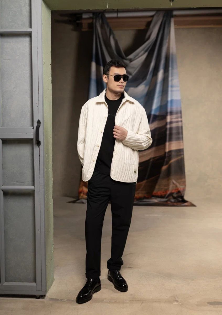 Textured Fabric Jacket