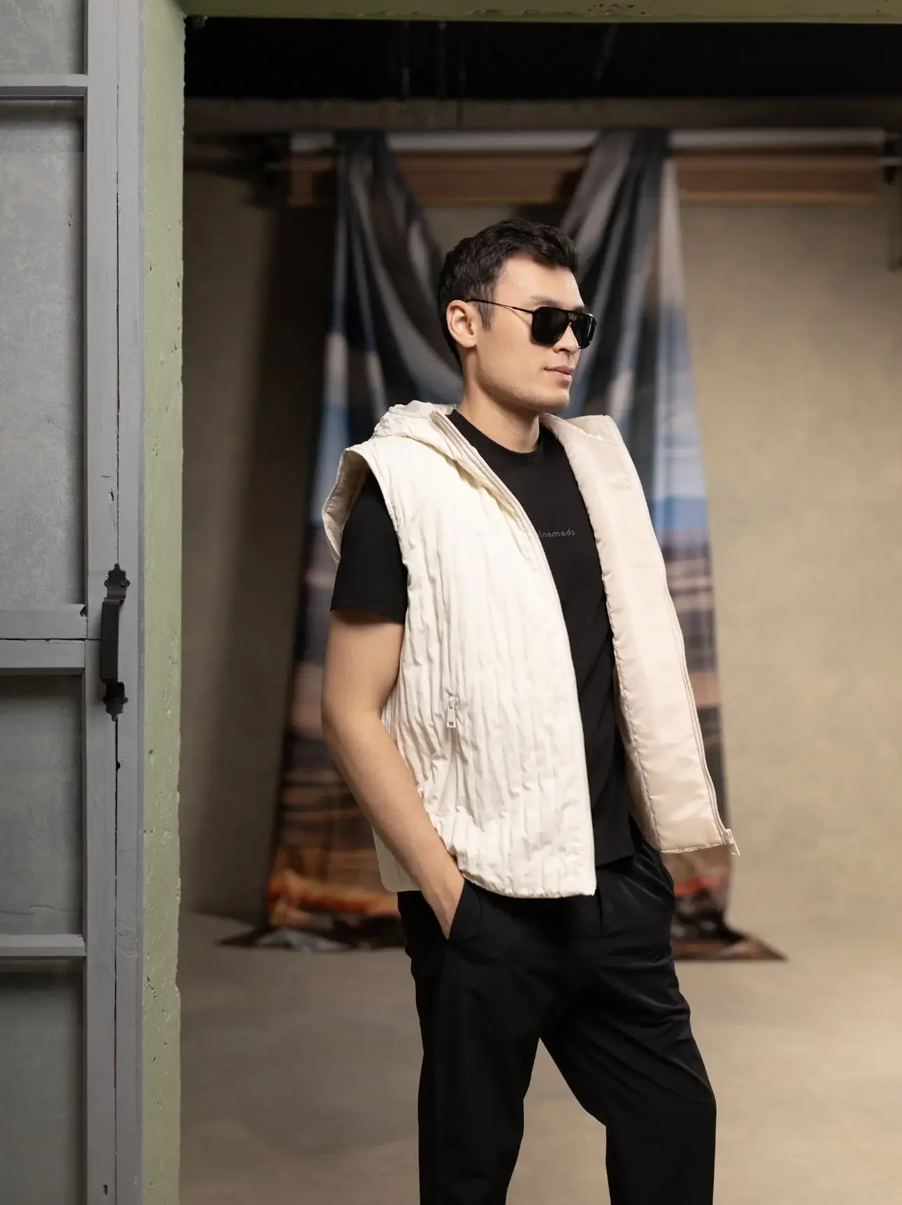 Textured Fabric Vest