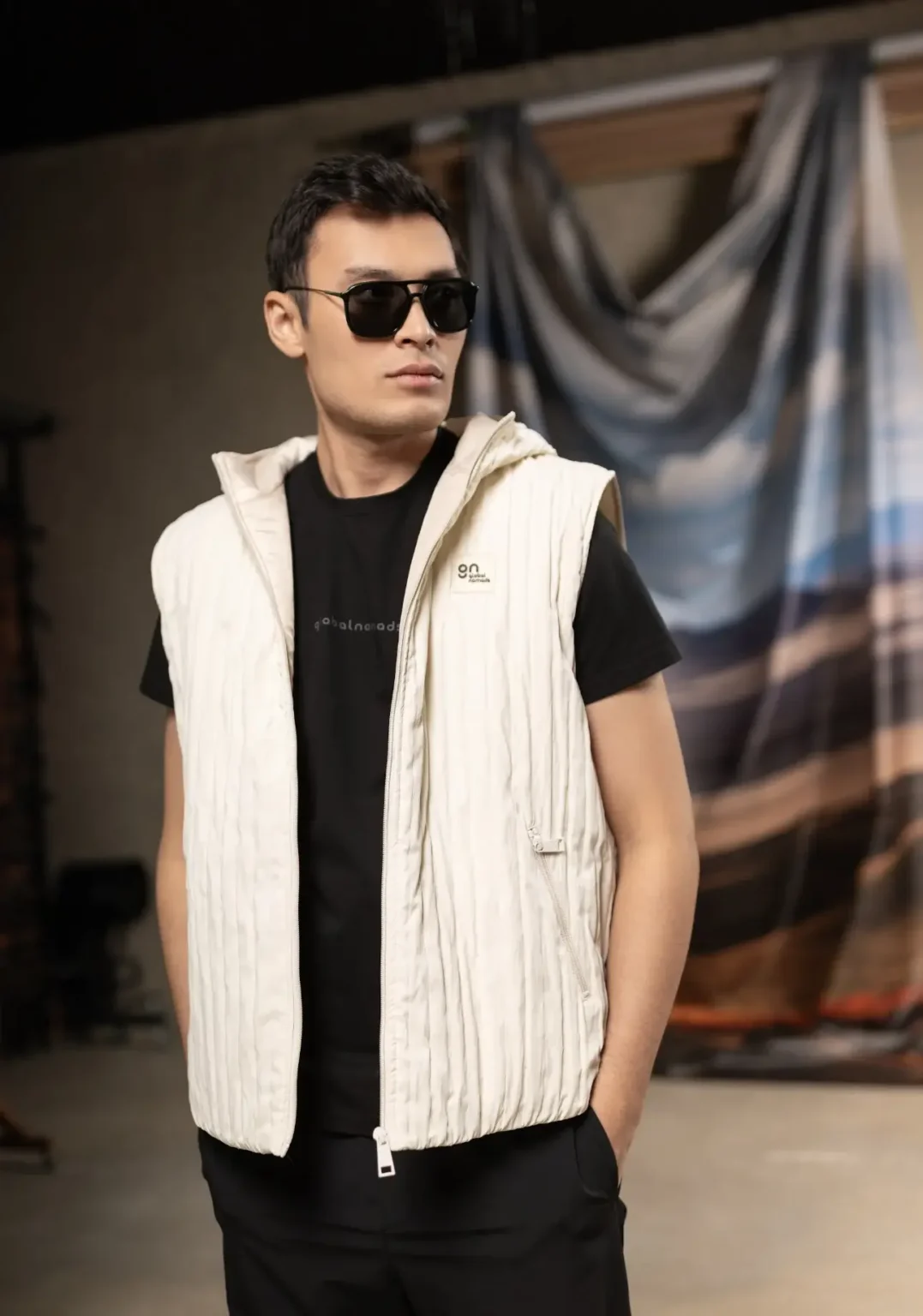 Textured Fabric Vest