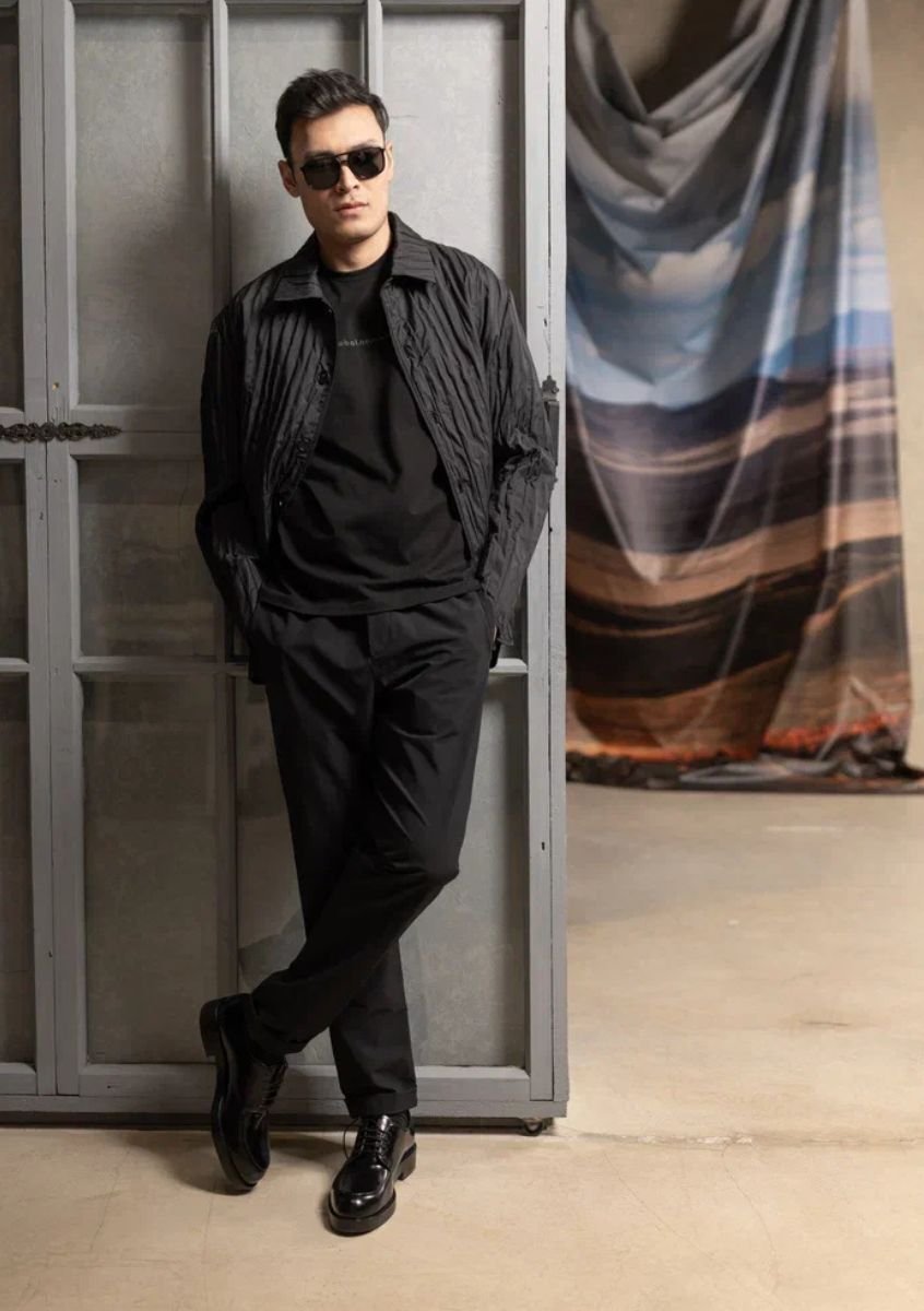 Textured Fabric Jacket