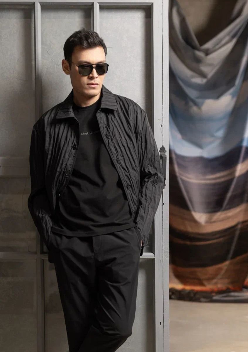 Textured Fabric Jacket