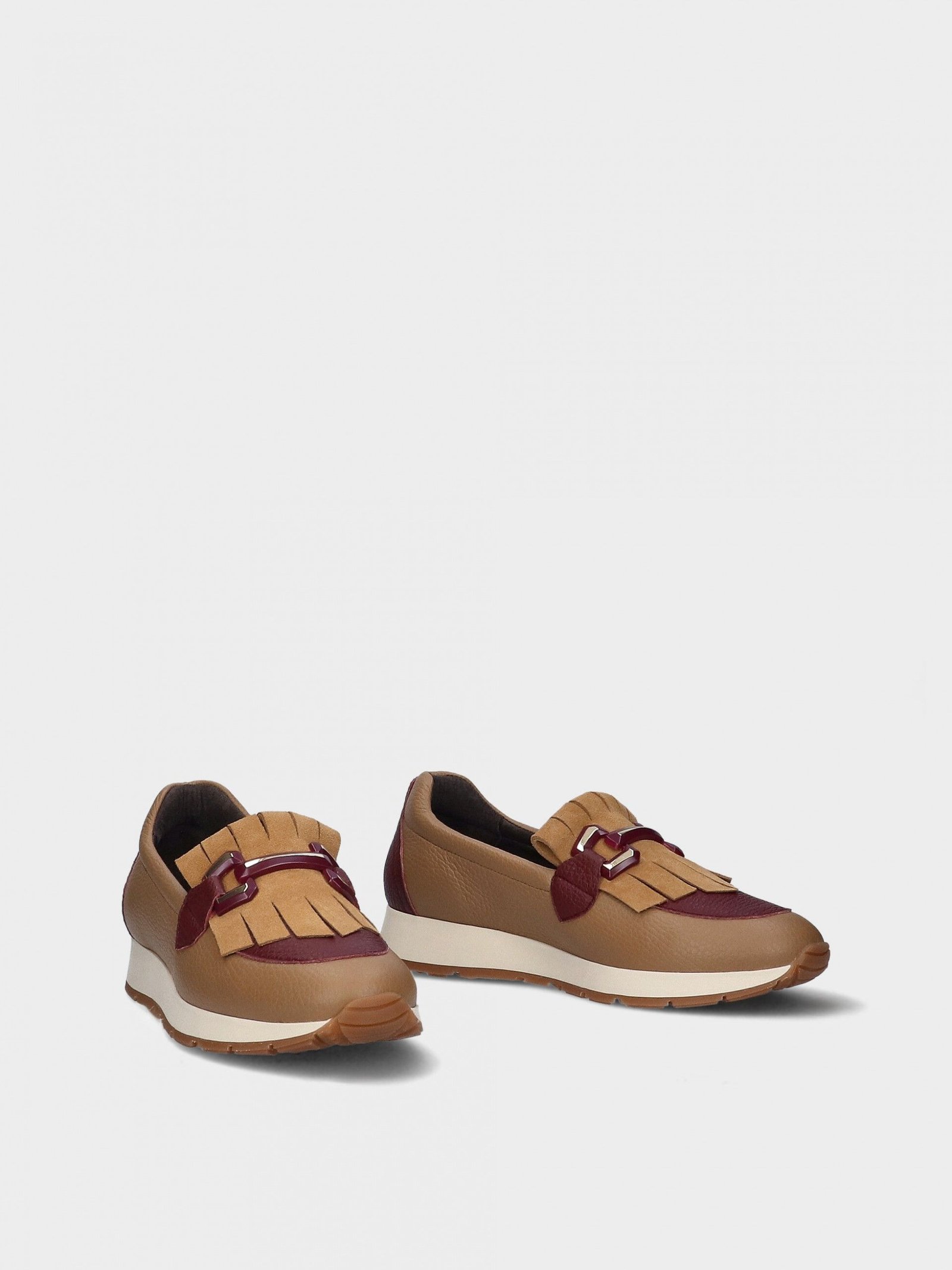 Burgundy Casual Chic Mocassim Alicia 16